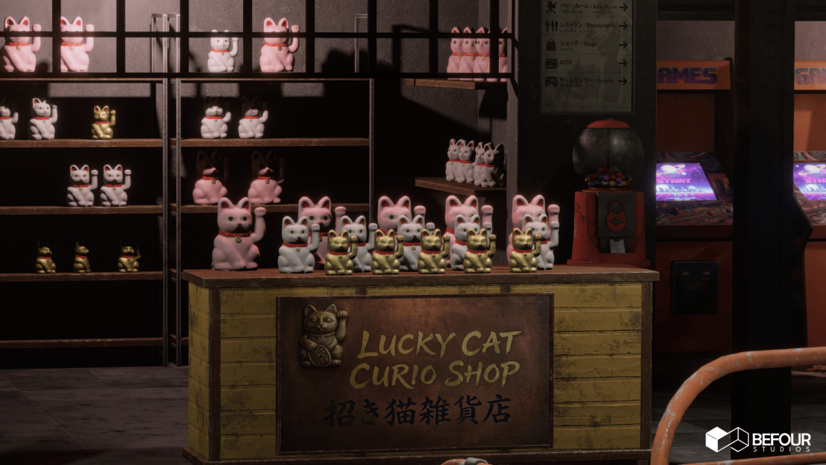 Japanese Old Shopping Mall Environment (Modular, Asian, Abandoned)
