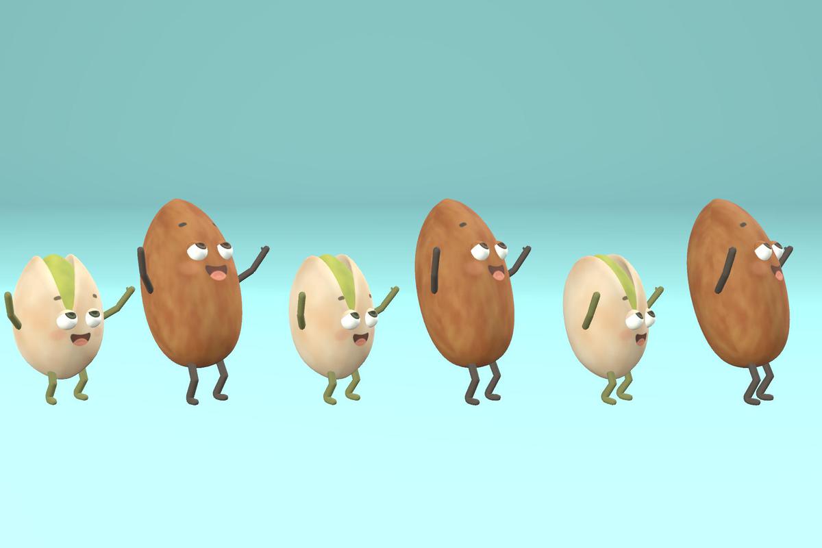 Nutty Poco Buddies - 5 Cute Bean & Nut Characters