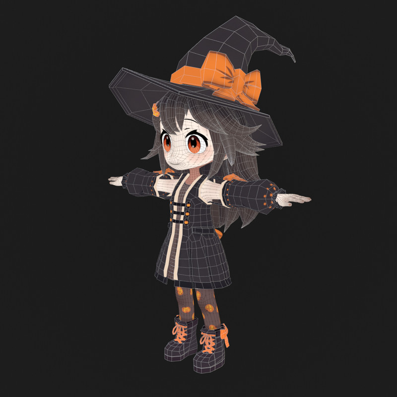 Halloween Anime Girl