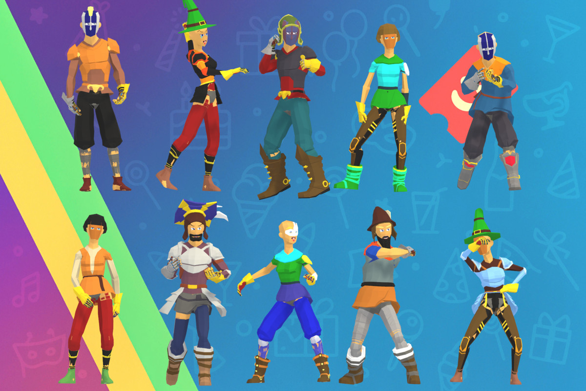 Stylized Fantasy Knight Characters Vol 2