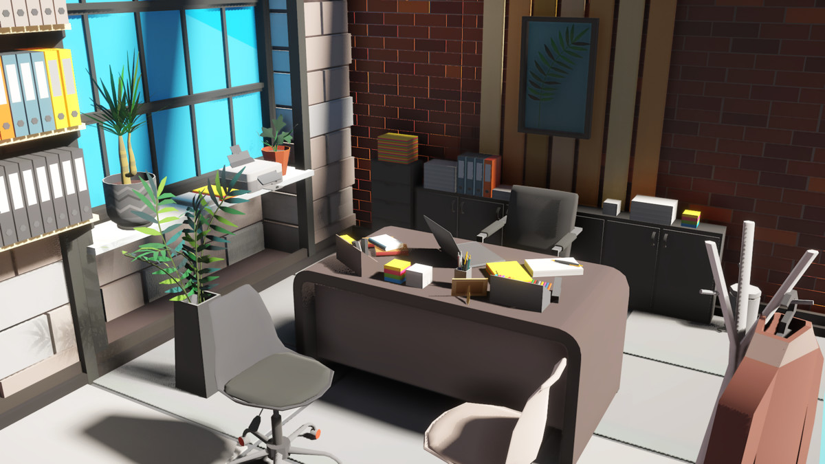 Low Poly 15 Rooms 1000+ objects Vol.2