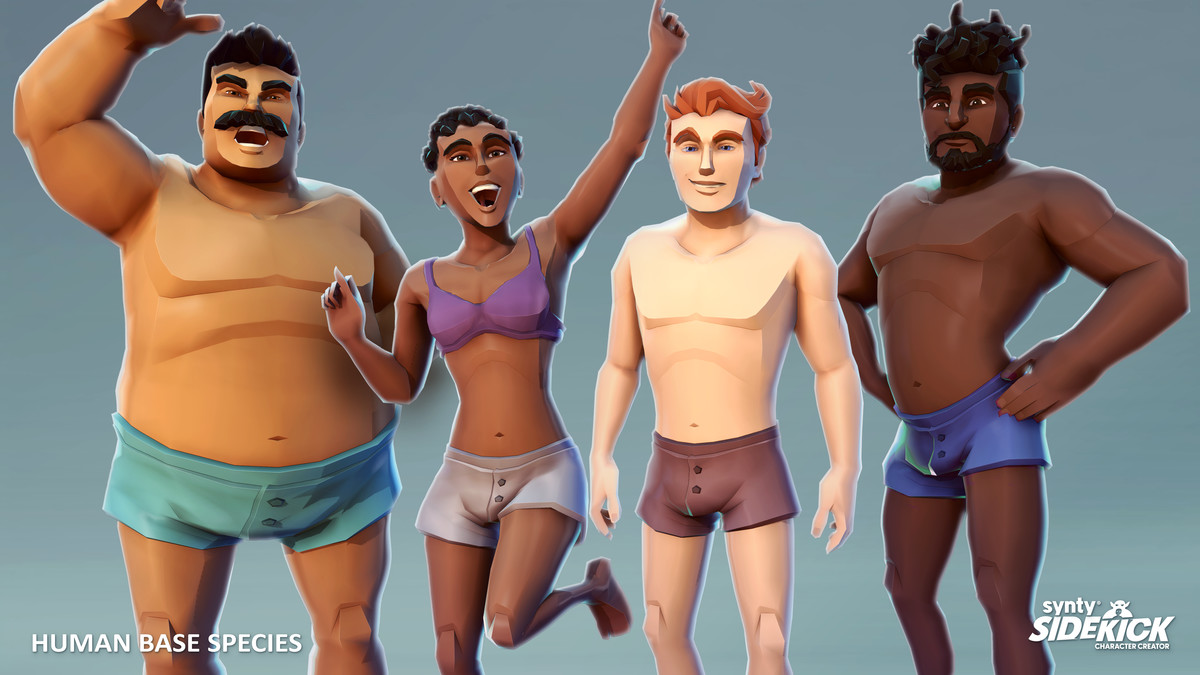 FREE Starter Pack - Sidekick Modular Characters by Synty, image 7