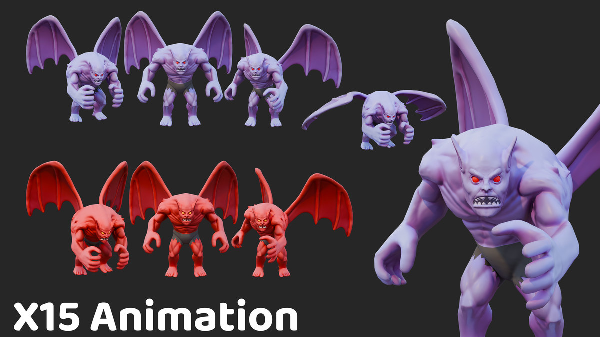 Stylized Fantasy Enemy NPC Bundle 01 by AKE