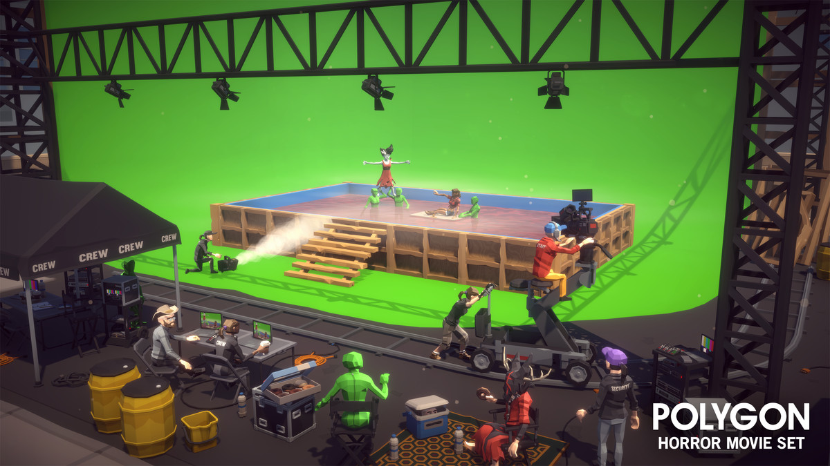 POLYGON - Horror Movie Set - Low Poly 3D Art by Synty
