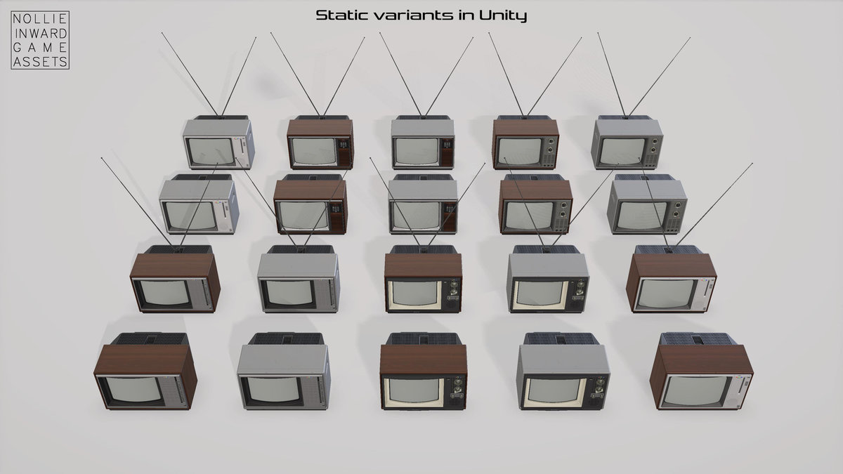 80s TVs Vol.1 Common Tabletop TVs