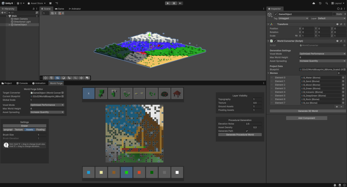 PictaVoxel: Fast Voxel World Prototyper