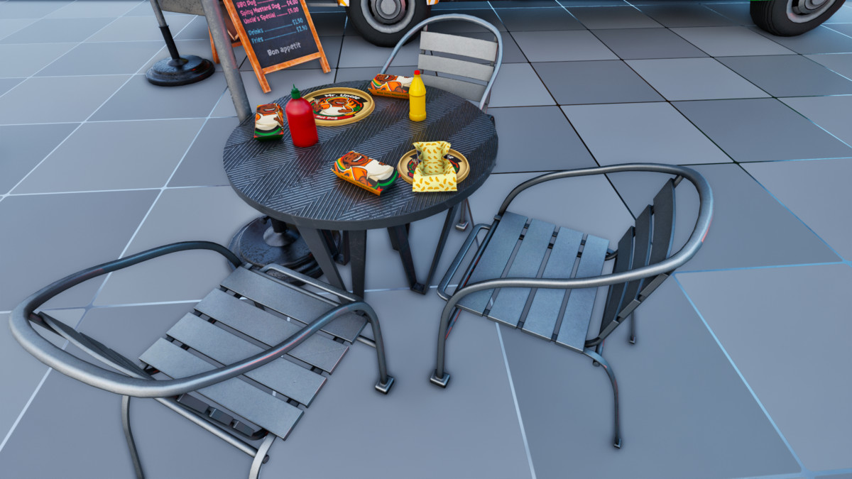 Stylized Food Truck