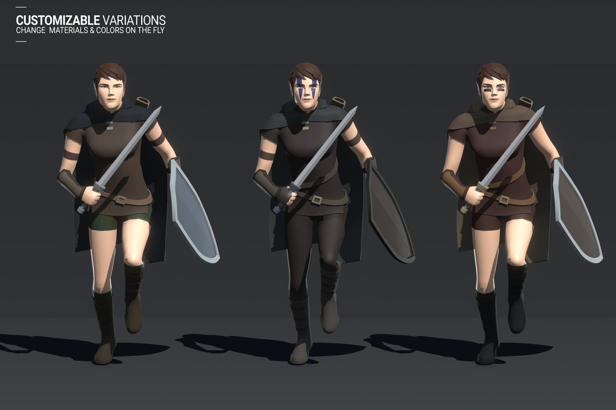 Polyquest Heroes: Warrior I Huntress