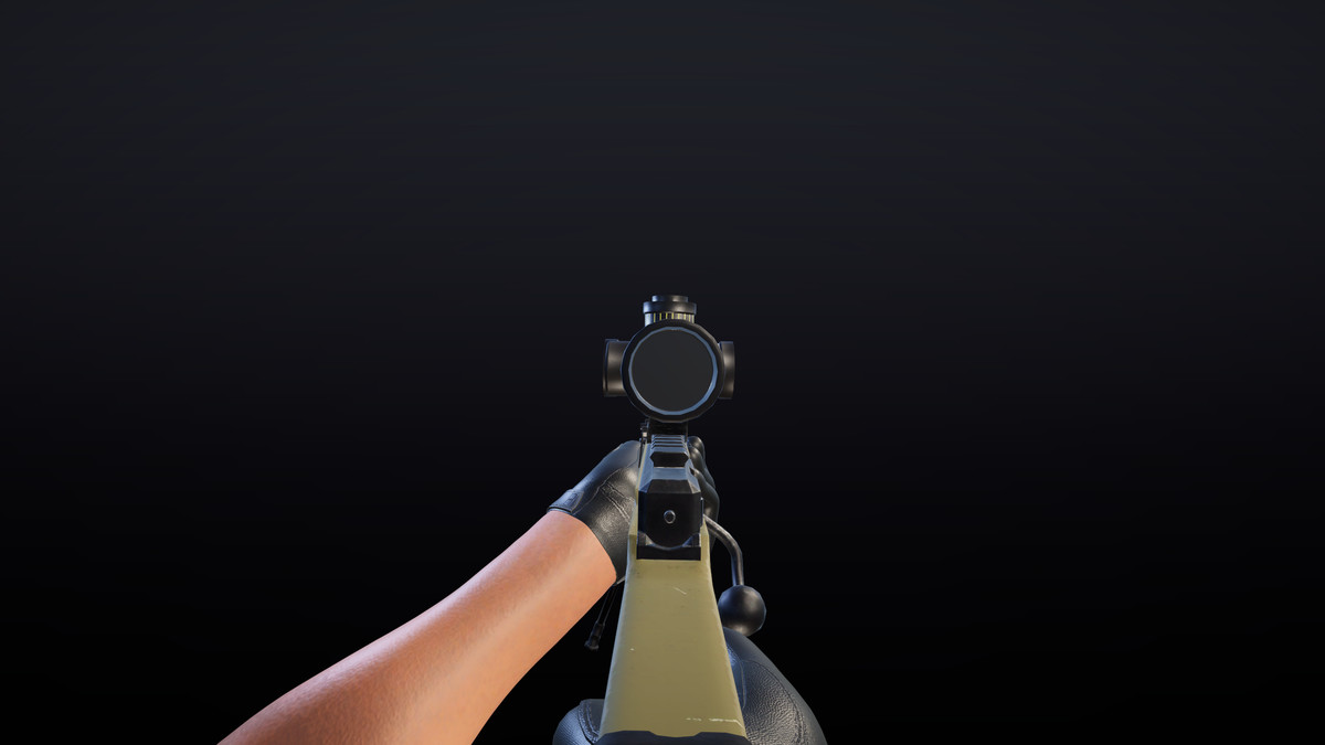 First Person Sniper Rifle Animations