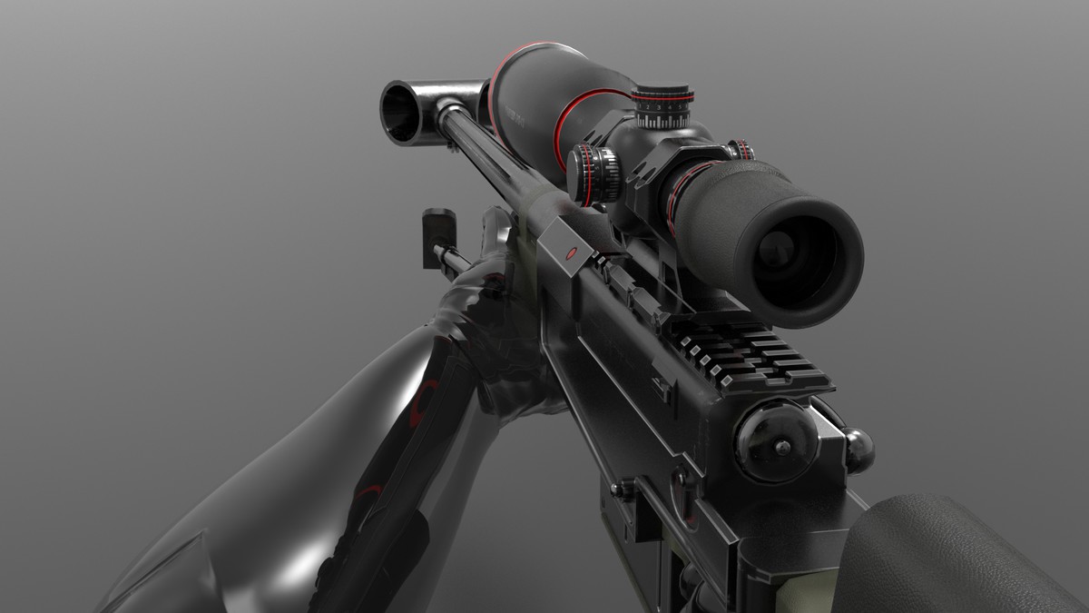 AXW-50 Sniper Rifle ( Fps - Tps)