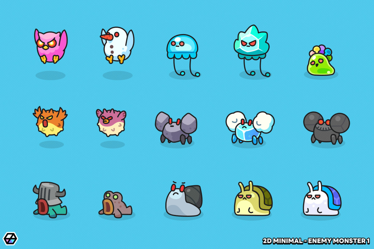 2D Minimal - Enemy Monster1