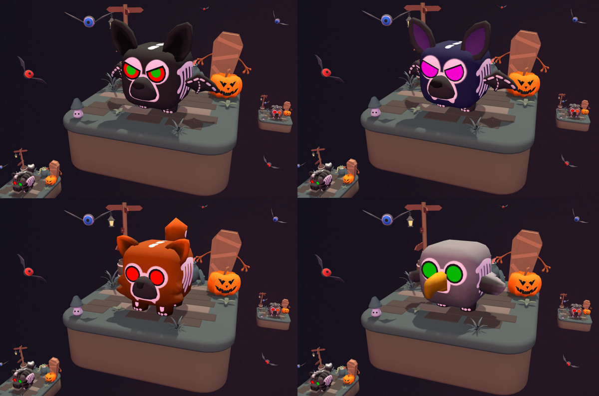 CuteMagic - Cube Animals Pack: Spooky Edition