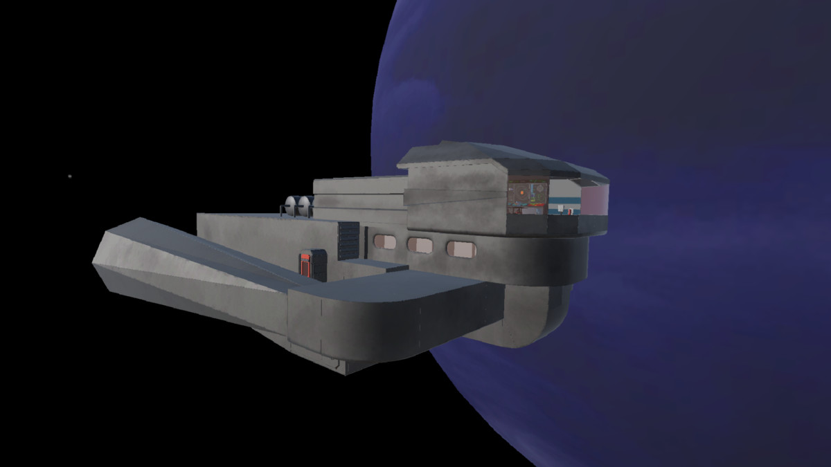 Spaceship With Interior