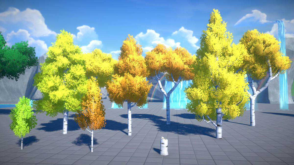 Stylized Trees | Oak Birch & Fir Forest