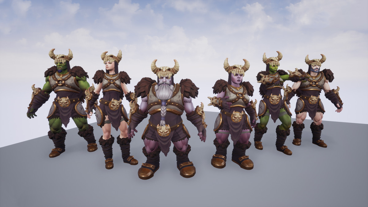 Stylized Nordic Warrior Outfit