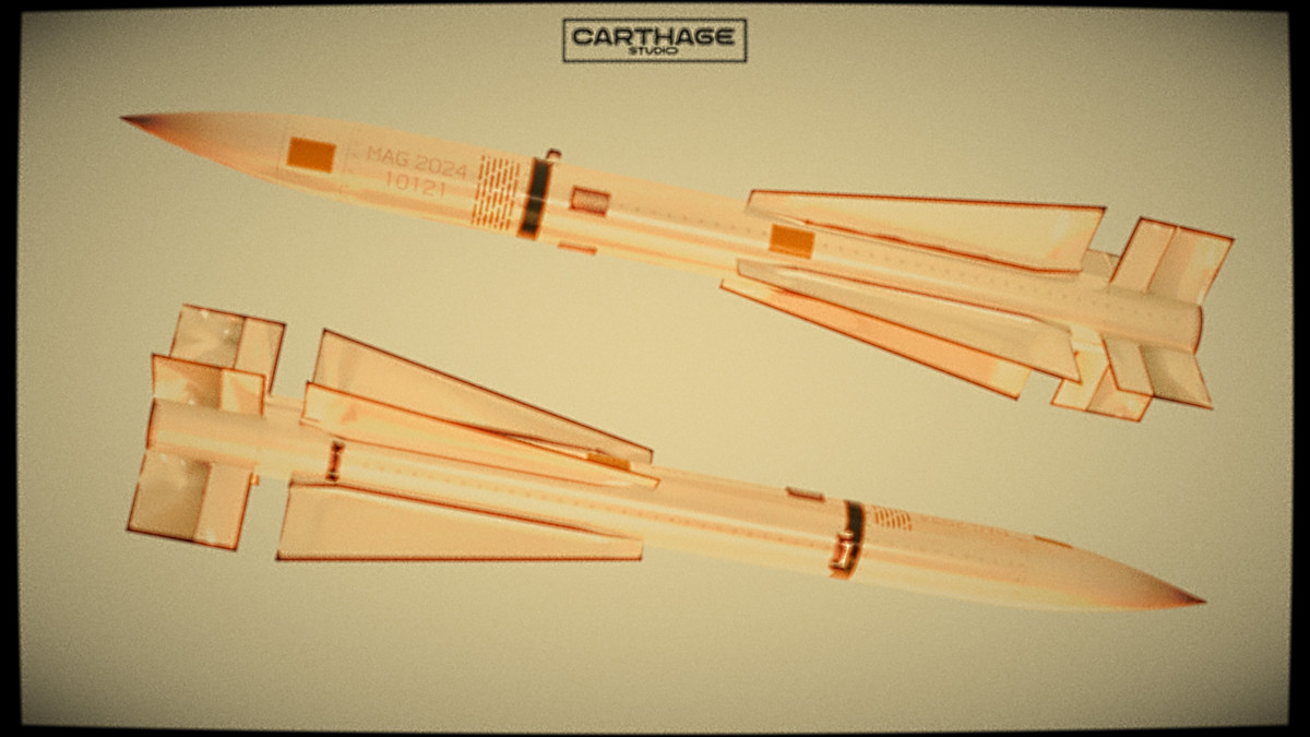 Modular lowpoly Missile & Launcher Pack