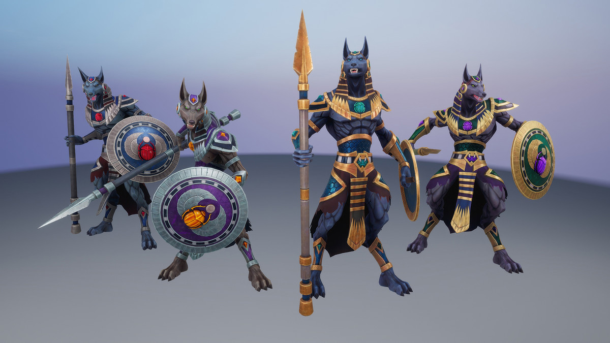 Stylized Fantasy Anubis