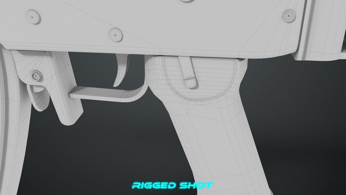 Machine Gun 13 Metal URP HDRP Textures