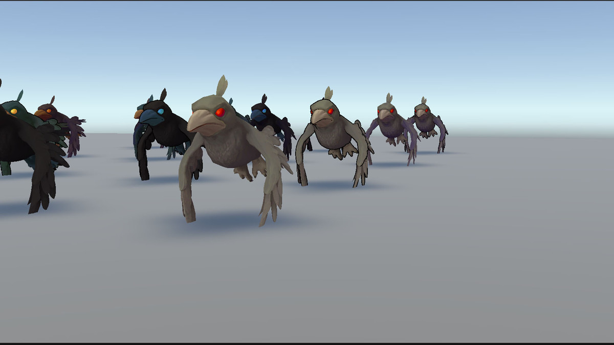 Animated Stylized Crow