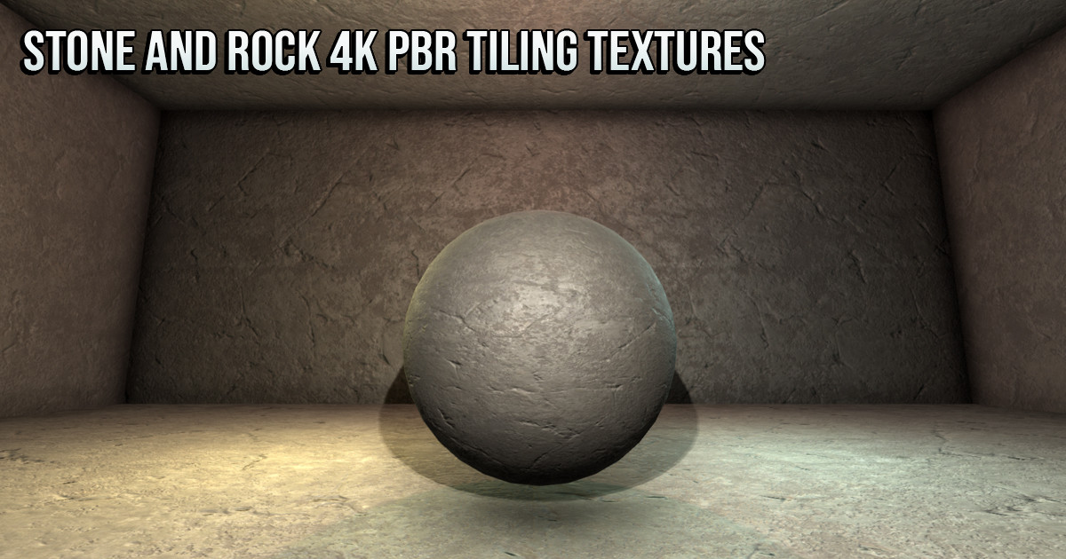 21 Stone and Rock 4K PBR Tiling Textures Collection