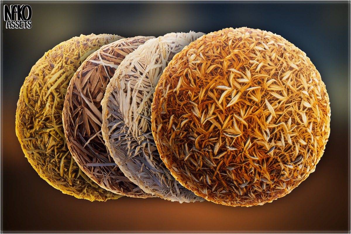x110 4K Desert Materials PBR Textures for Ground, Sand, Rocks & Terrain
