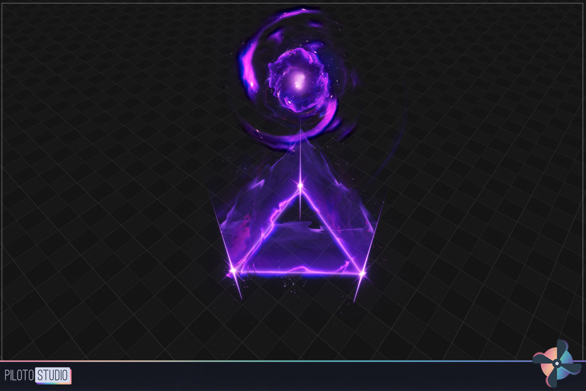 Triangle Burst Magic VFX