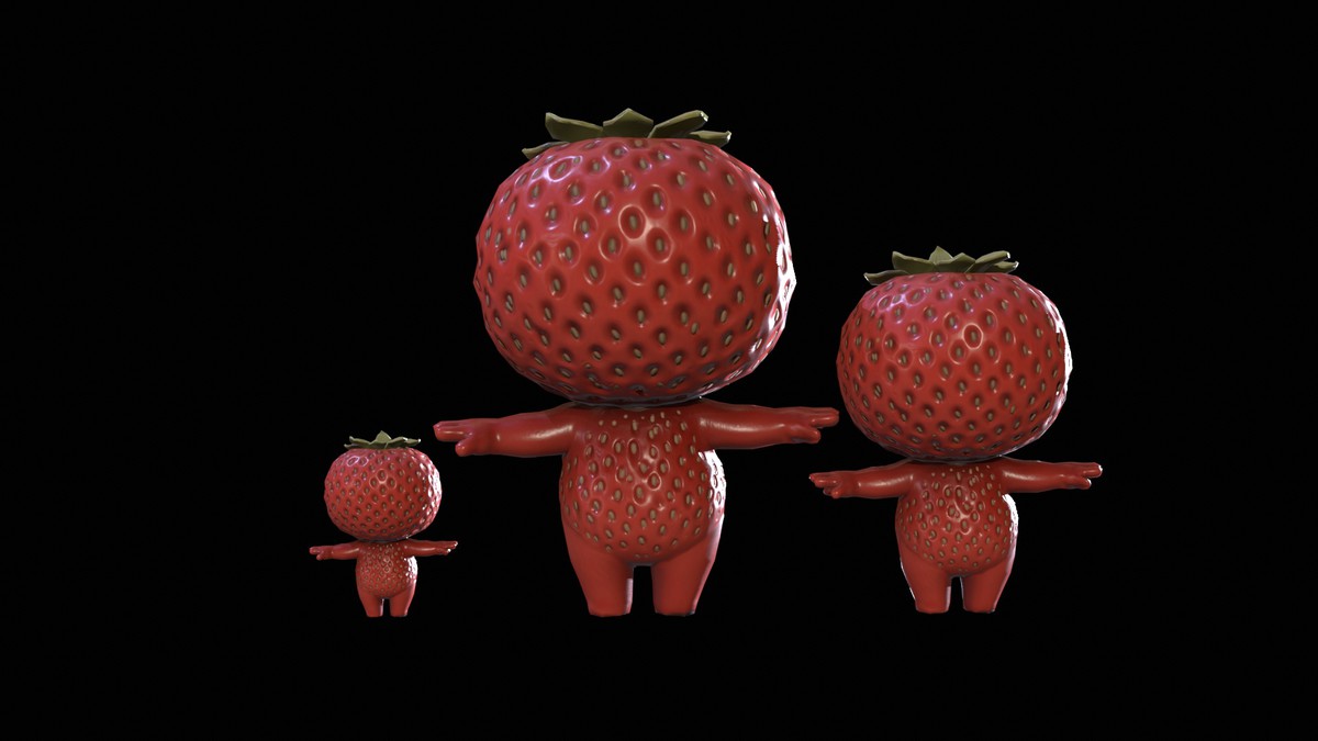 Chibi Fruit Strawberry