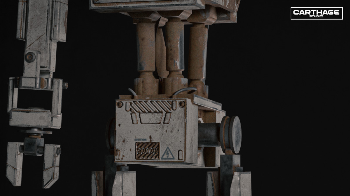 Dome‑Head Security Robot NPC