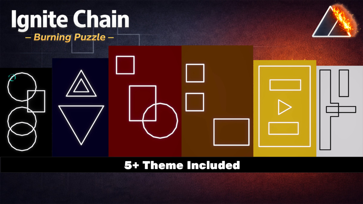 Ignite Chain – Burning Puzzle Game Template