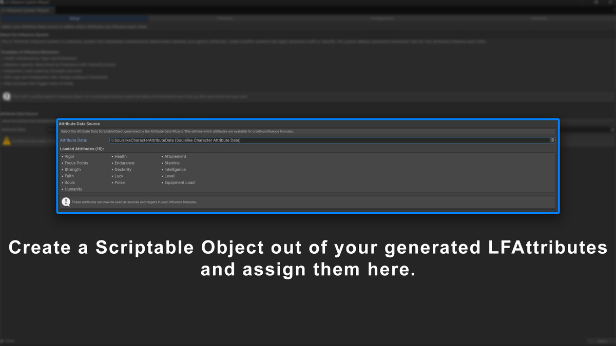 LF Attribute Forge Pro: No Code Stat Generator with Stat Influences and Scaling