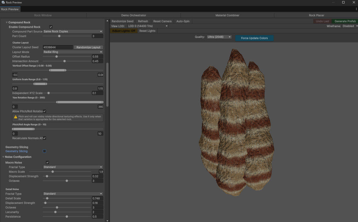 Procedural Rock Generator Pro