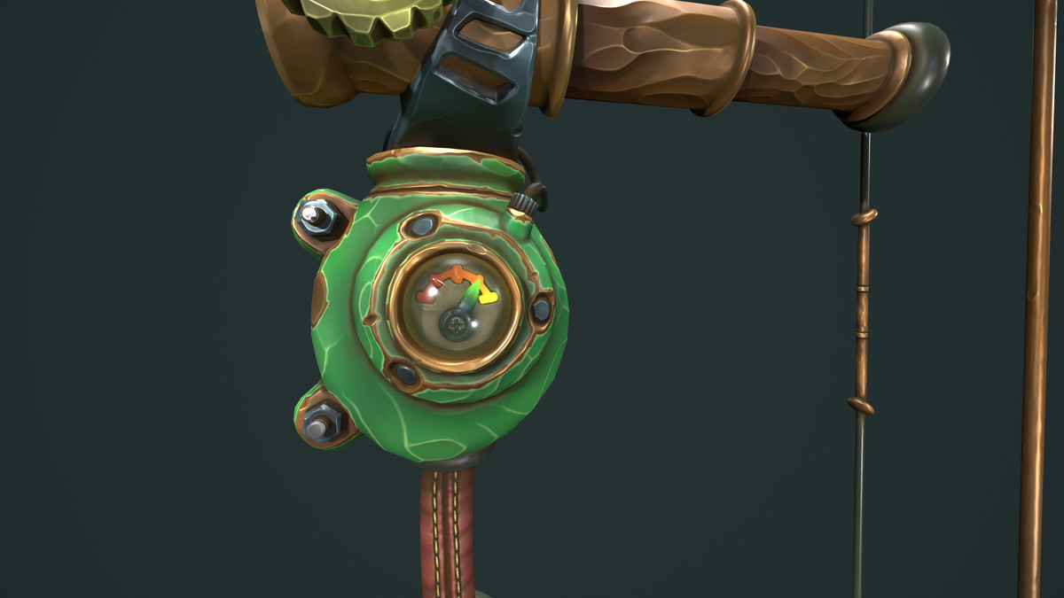 Steampunk bow quiver arrow