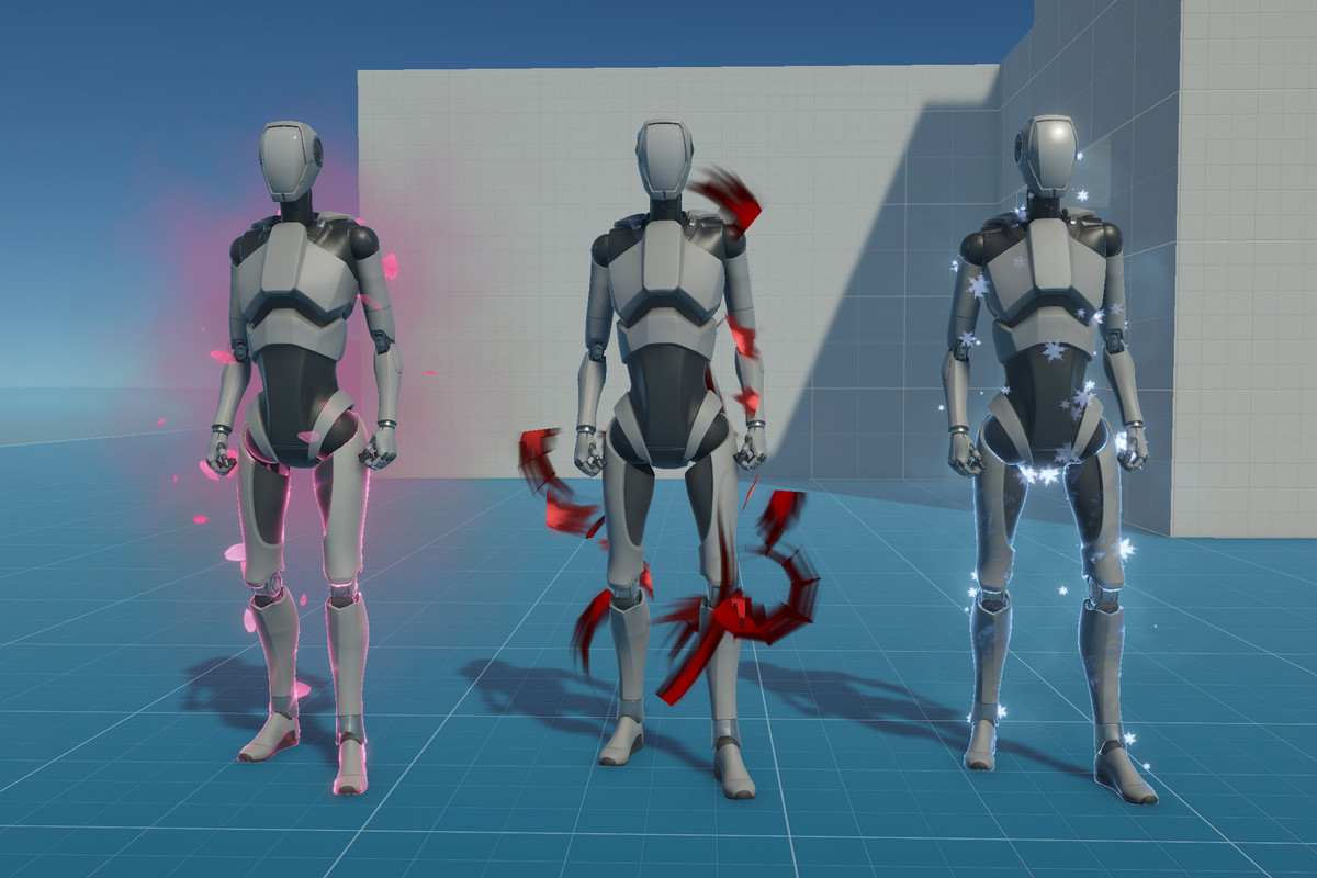 Weapon and charater effects