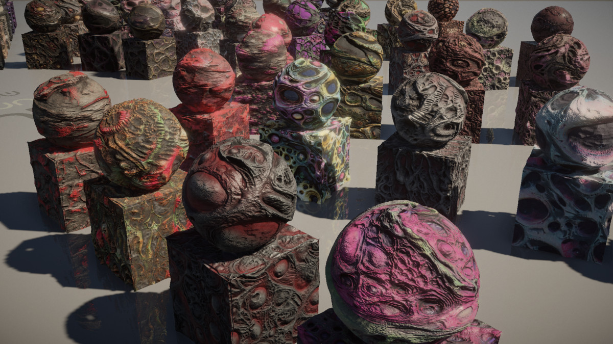 Alien Ground Materials - Organic