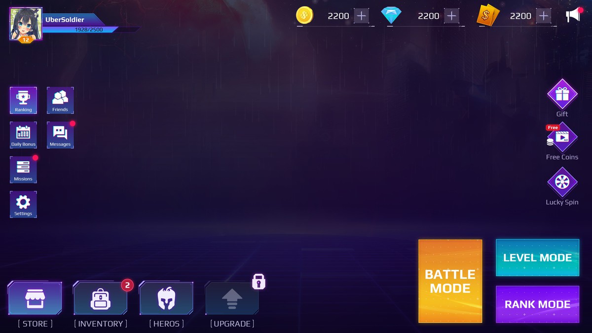 Sci-Fi Cyber UI Pro_Purple Theme
