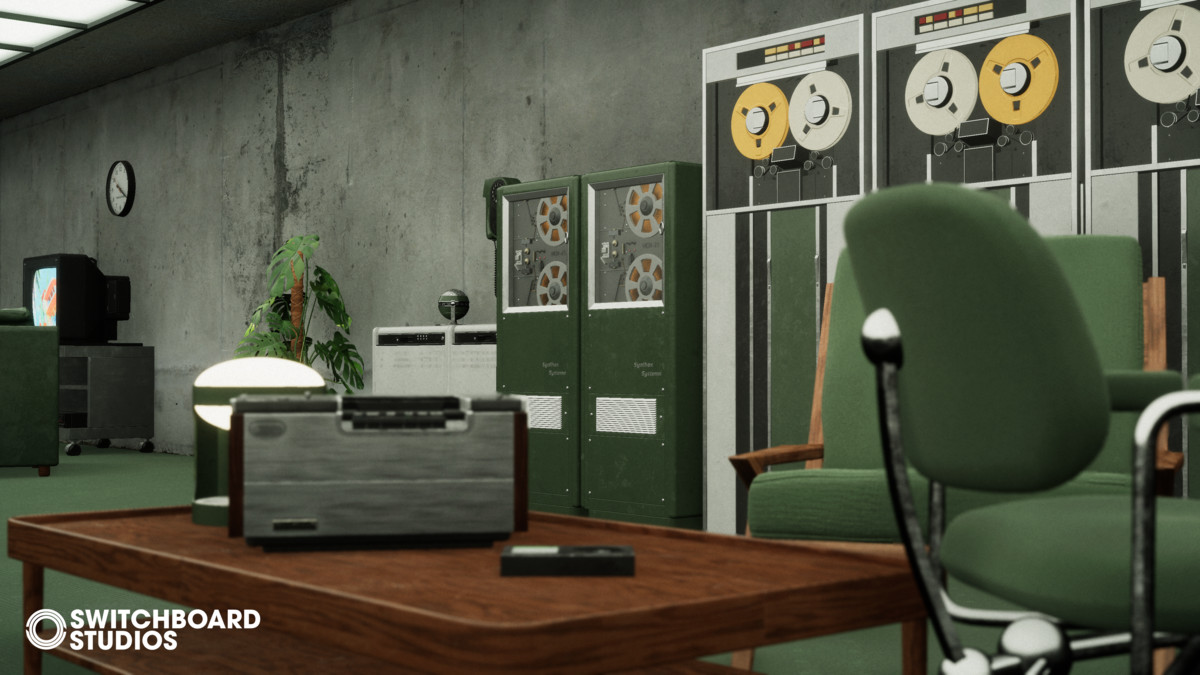 Mid-Century Brutalist Data Centre