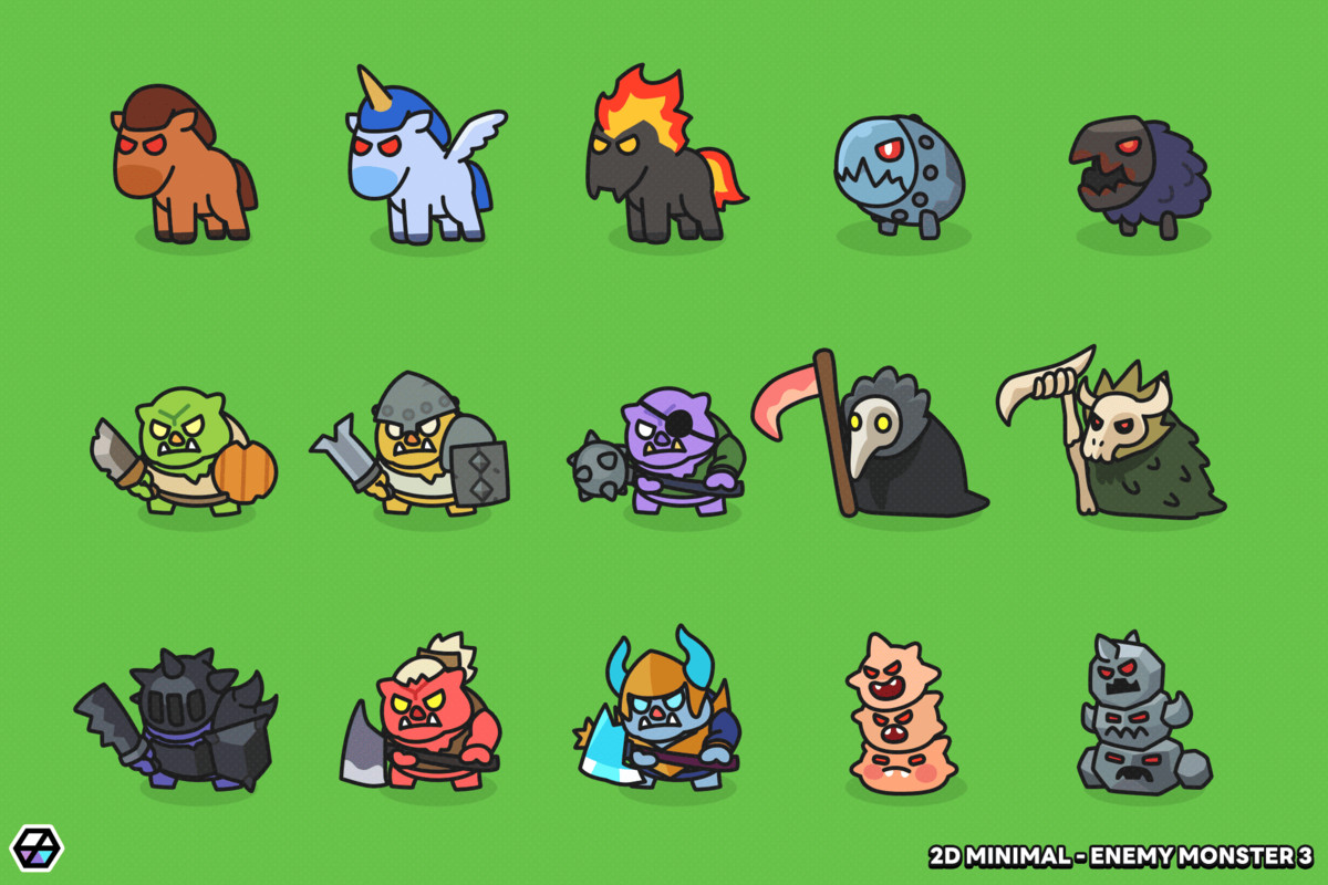 2D Minimal - Enemy Monster3