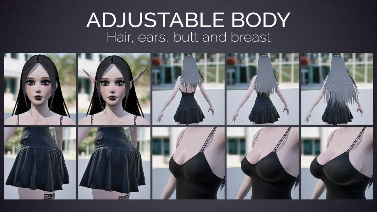 Cute Goth Girls Modular Pack