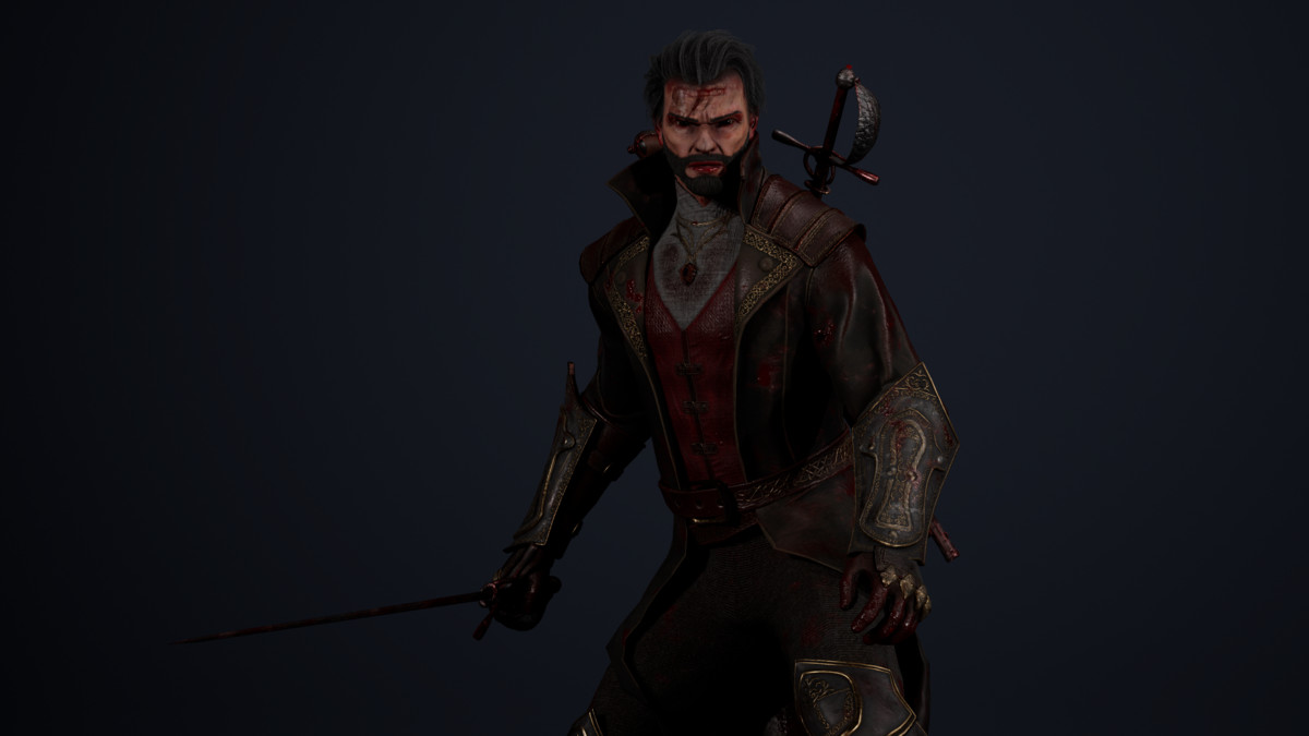 Vampire Monster Character – Dark Fantasy Hunter | Horror Enemy