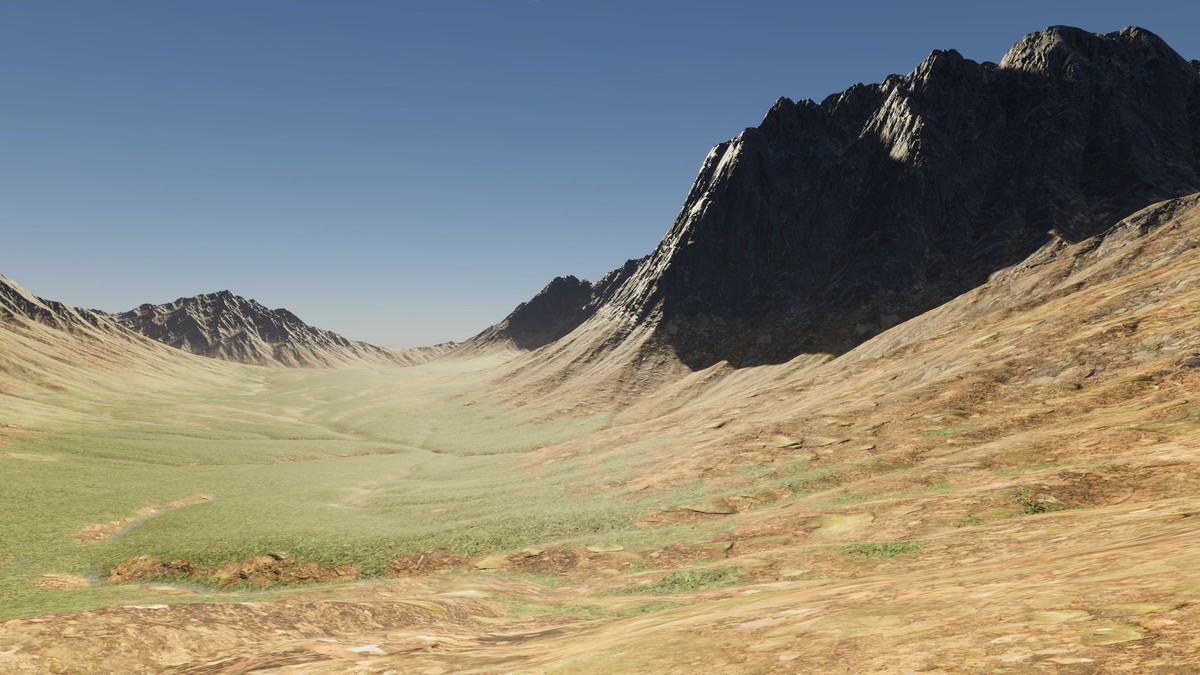 Procedural Mountain Terrains 8K