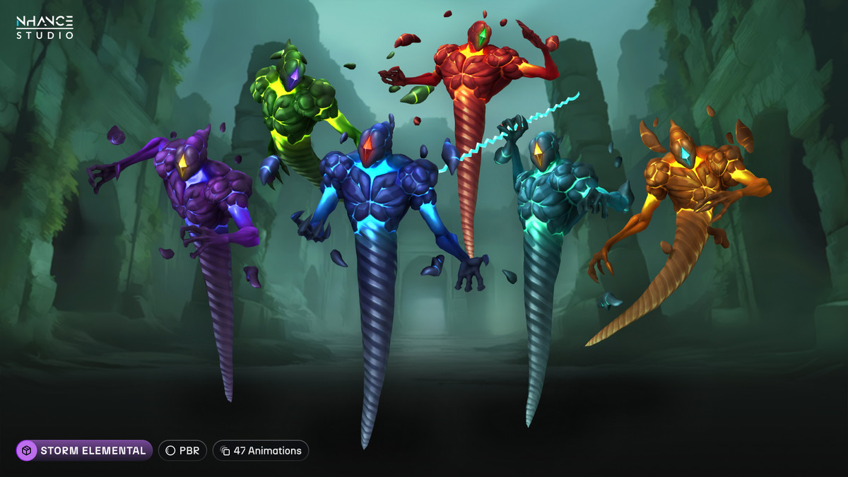 Stylized Fantasy Elementals Bundle