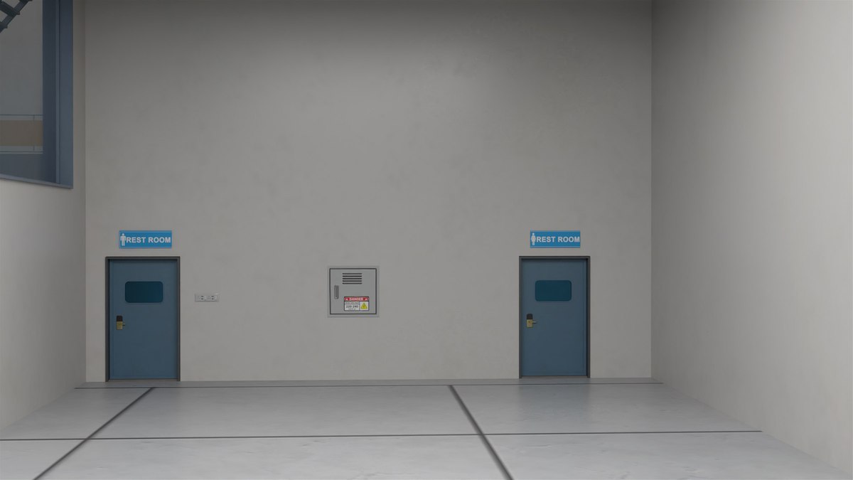 Logistic Cargo Warehouse Interior and Exterior URP HDRP Textures