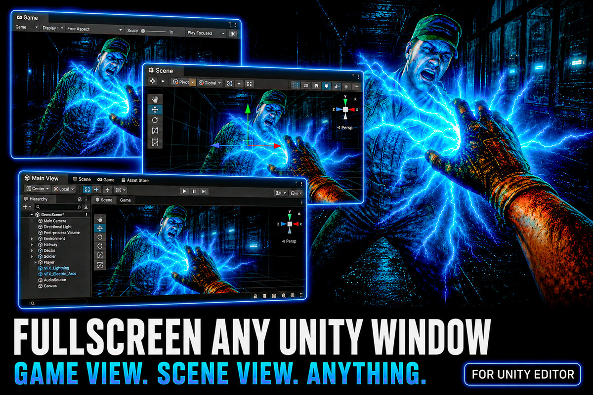 Fullscreen Editor & PlayMode