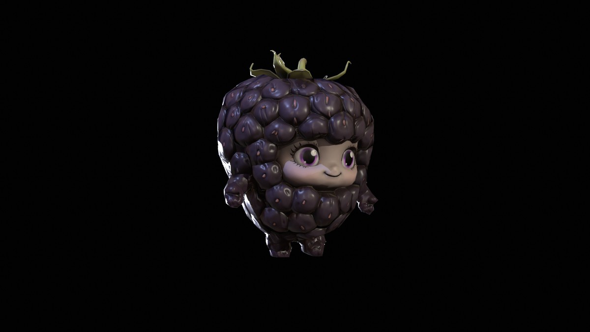 Chibi Fruit Blackberry