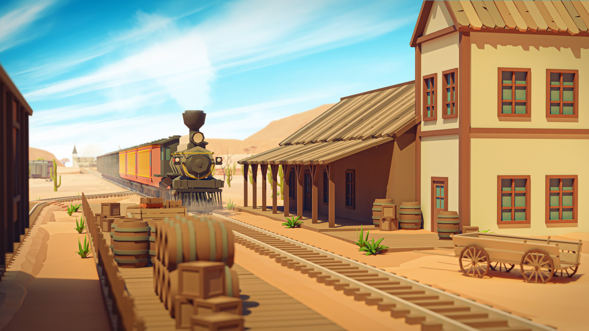 Wild West - Low Poly 3D Models Pack