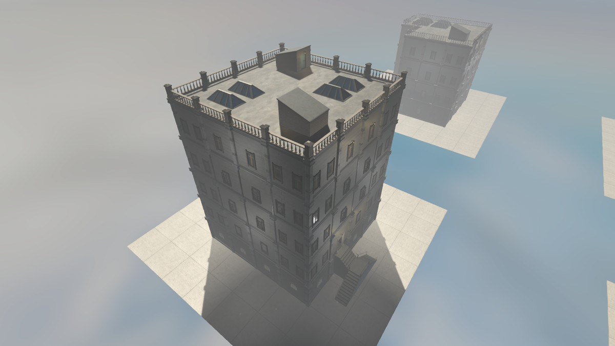 Realistic Modern Modular Building 1 Asset Package