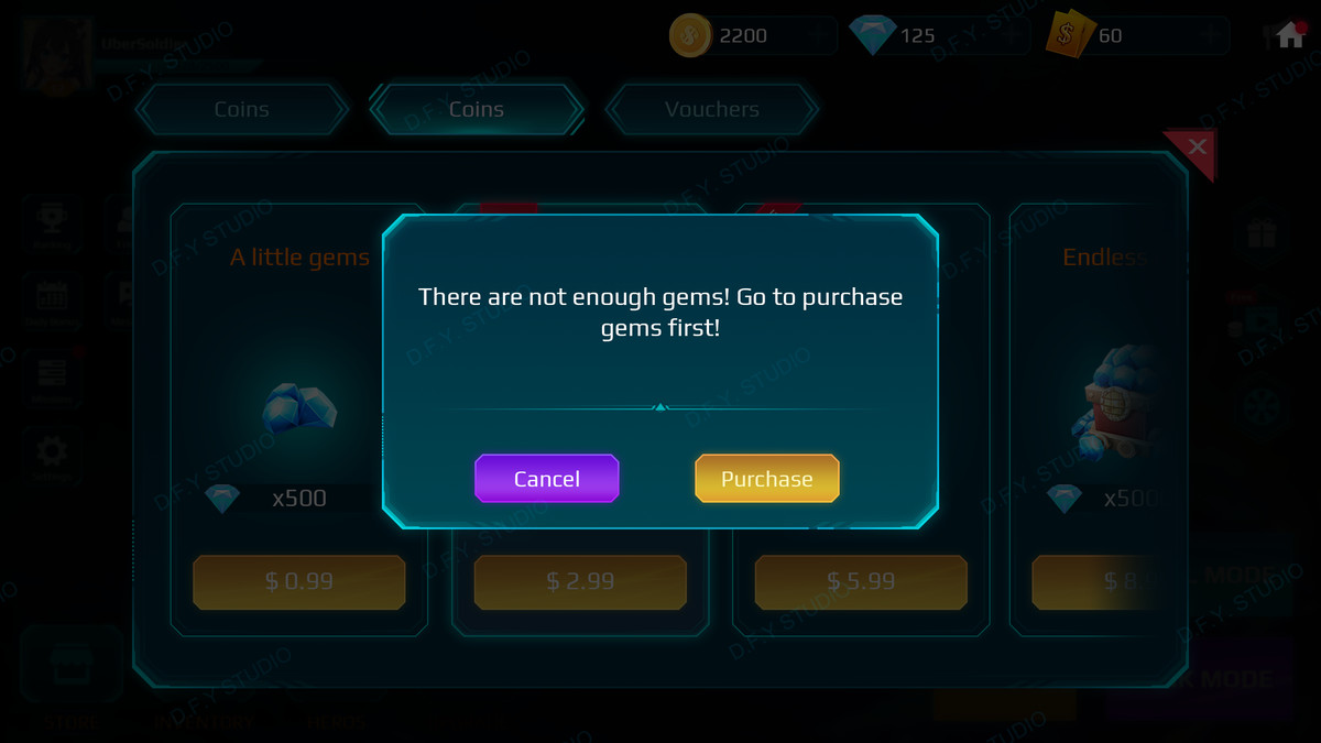 Sci-Fi Cyber UI Pro_Cyan Theme