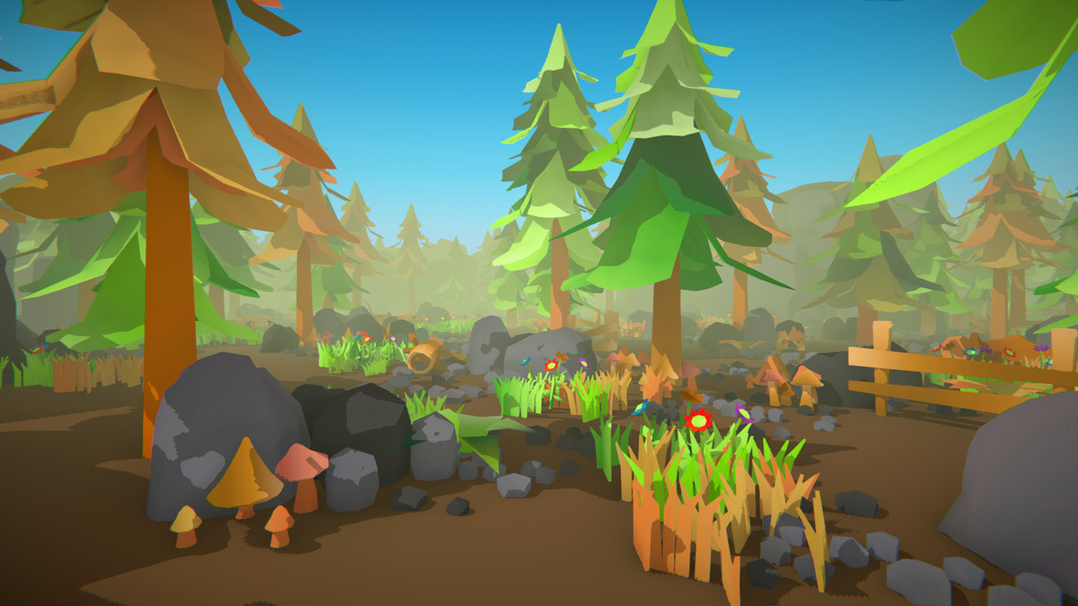 Polygonal Woodlands Nature Asset Package