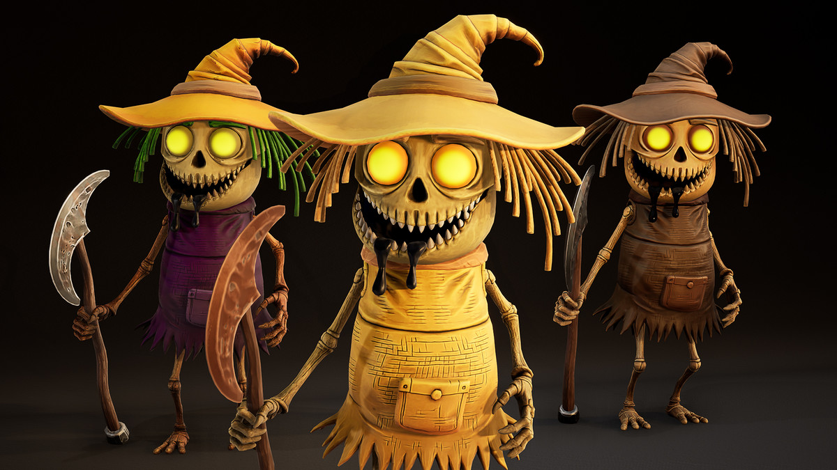 Stylized Scarecrow Character Pack