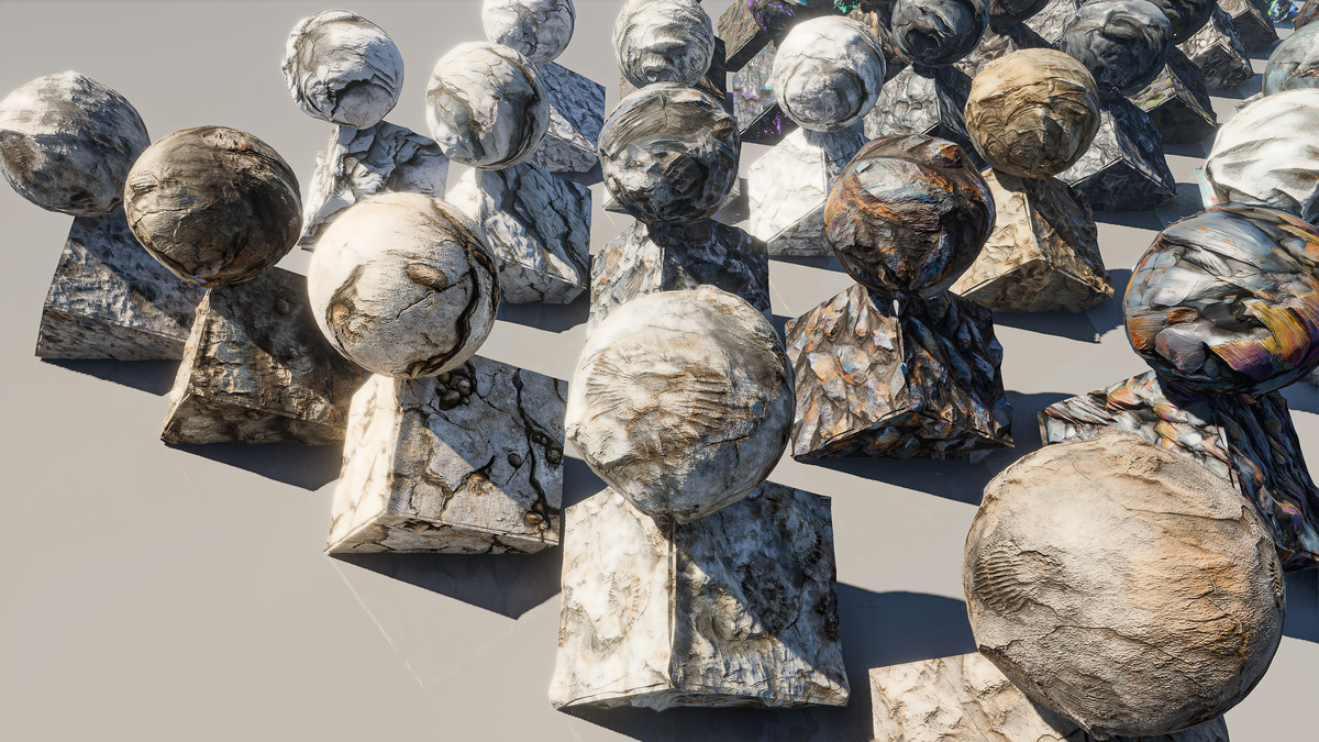 Alien Rocks Materials